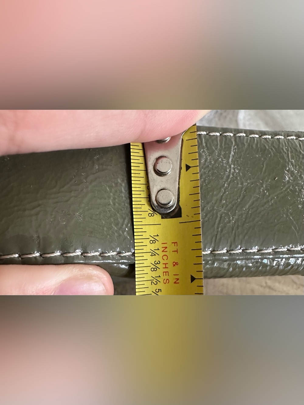 Vintage coach green patent leather pouch/ wristlet - Picture 15 of 15
